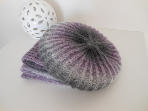 Pletený baret — foto 3
