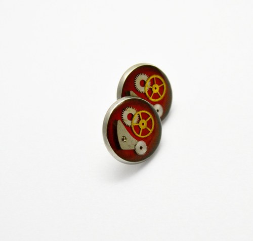 Červené 1,7 cm - chir. ocel — foto 2
