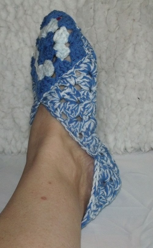 Modré papučky — foto 3