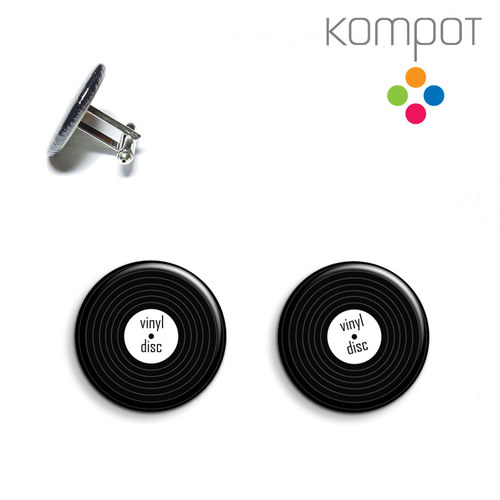 Manžetové knoflíčky :: VINYL DISK — foto 2
