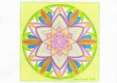 Mandala-Exotika,nový směr-modrá — foto 3