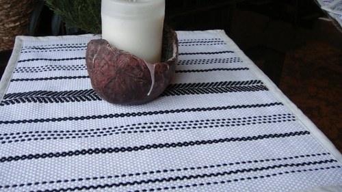 Prostírka-- ručně tkaná — foto 2