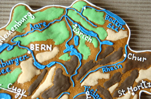 Perníková mapa Švýcarska — foto 2