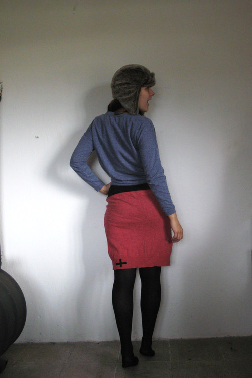 Recy svetrová sukně — foto 5