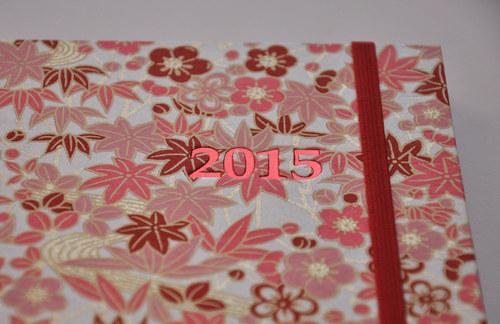 Diář 2015 - japonské květy - SLEVA -30% — foto 2