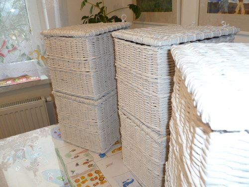 Bílé košíky - 6ks - objednávka — foto 2
