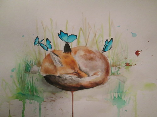 Sleeping fox/ Spící lištička na přání — foto 2