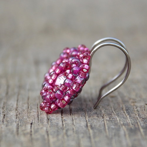 Fuchsie - Swarovski - hypoalergenní... — foto 5