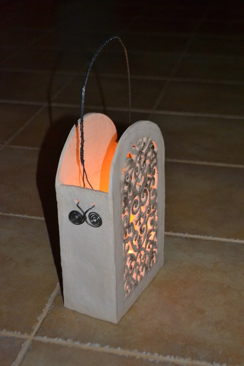Romantická lampa - 27 cm — foto 4
