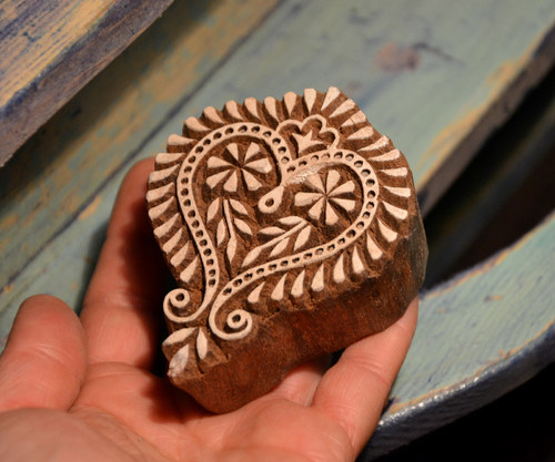 Dřevěné razítko - ornament — foto 2