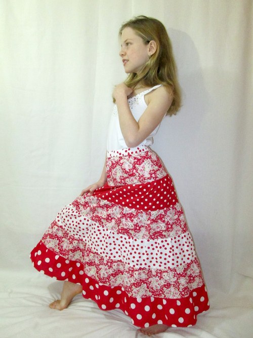 Sukně - Ohnivé Flamengo — foto 2