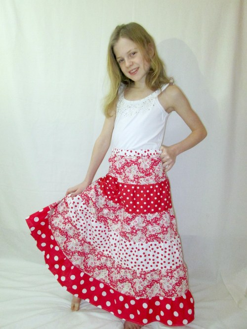 Sukně - Ohnivé Flamengo — foto 3