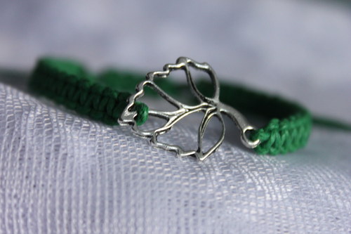 Náramek macramé/shamballa — foto 2