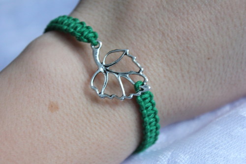 Náramek macramé/shamballa — foto 6