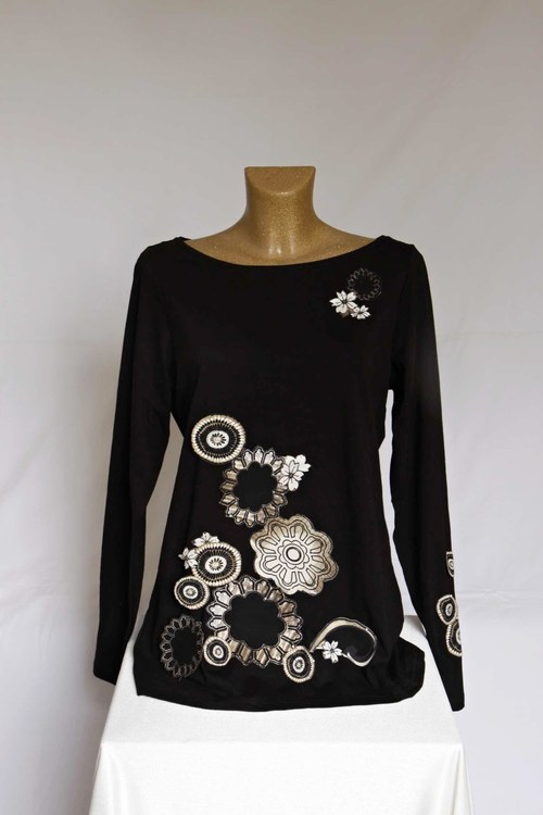 Tričko s aplikací, vel. 44 (L/XL) — foto 2