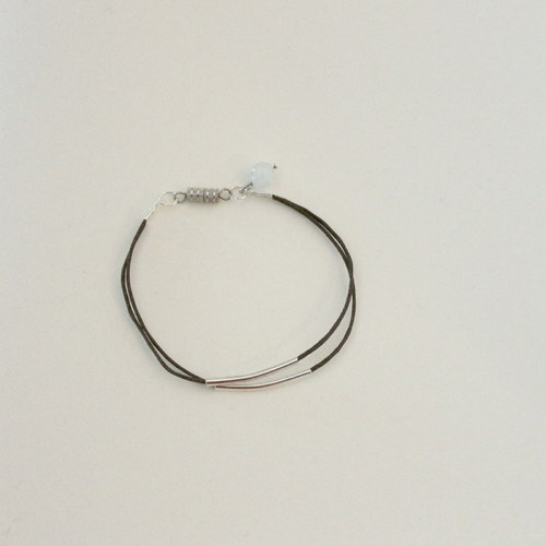 Silver&dark brown tube — foto 2