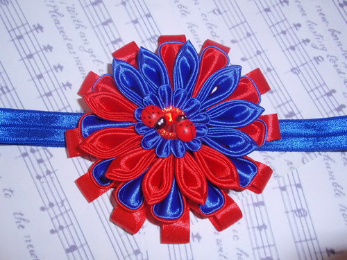 Čelenka Bleu et rouge — foto 3