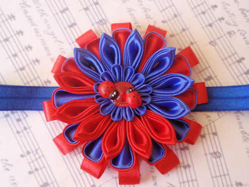 Čelenka Bleu et rouge — foto 4