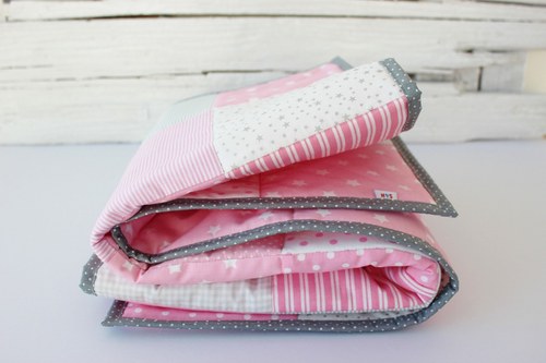 Deka pro miminko - kolekce "Pink & Grey" — foto 2