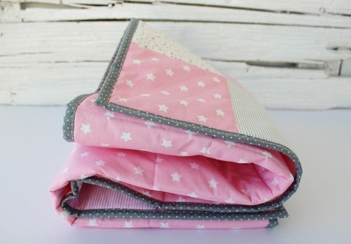 Deka pro miminko - kolekce "Pink & Grey" — foto 3