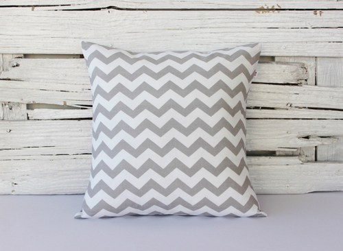 Povlak "Simple Chevron" - šedá — foto 2