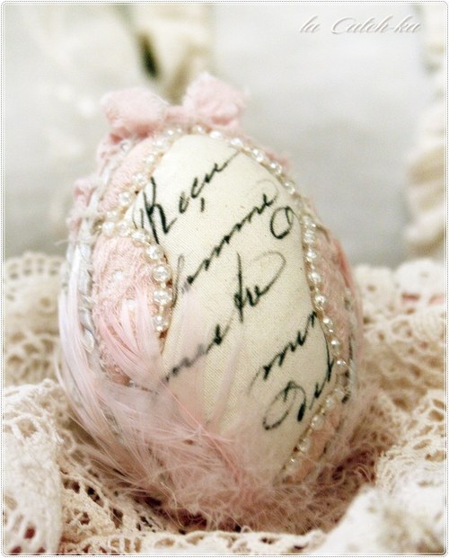 Shabby chic vejce velké — foto 3