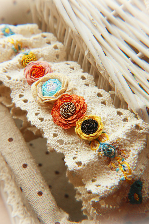 Vintage wedding garter with birds — foto 4