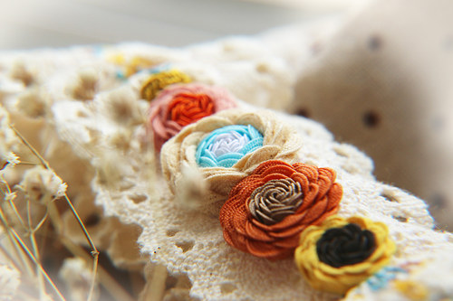 Vintage wedding garter with birds — foto 6