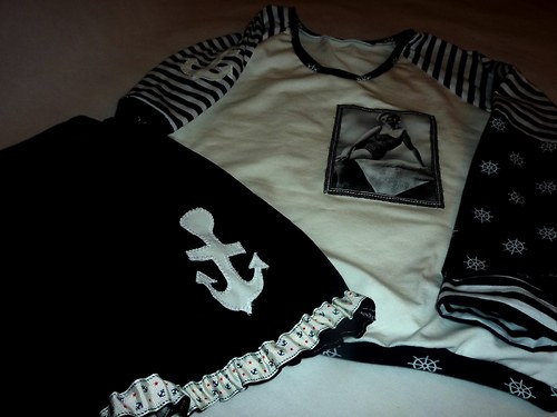 Anchor sukně k tričku — foto 3