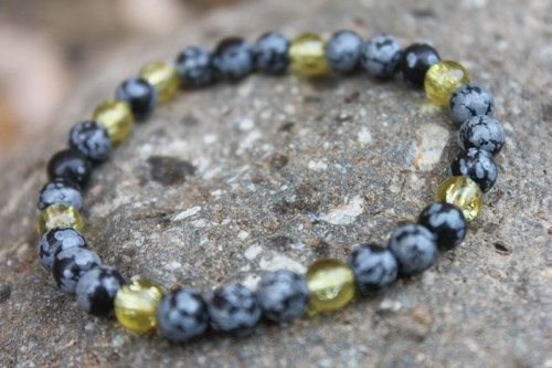 Energetický náramek Obsidián. — foto 3