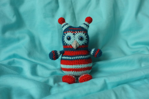 Sovička Pepík Modrá (20 cm) — foto 2