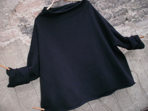 Mikina - bavlna černá — foto 2