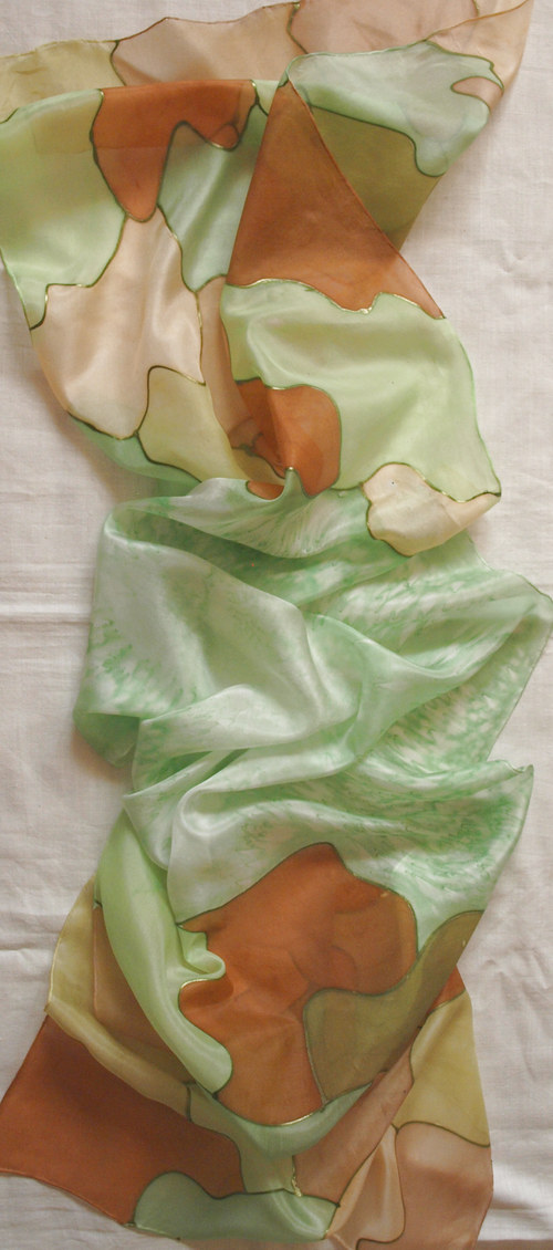 Zelený chodník šála 180 x 45 — foto 2