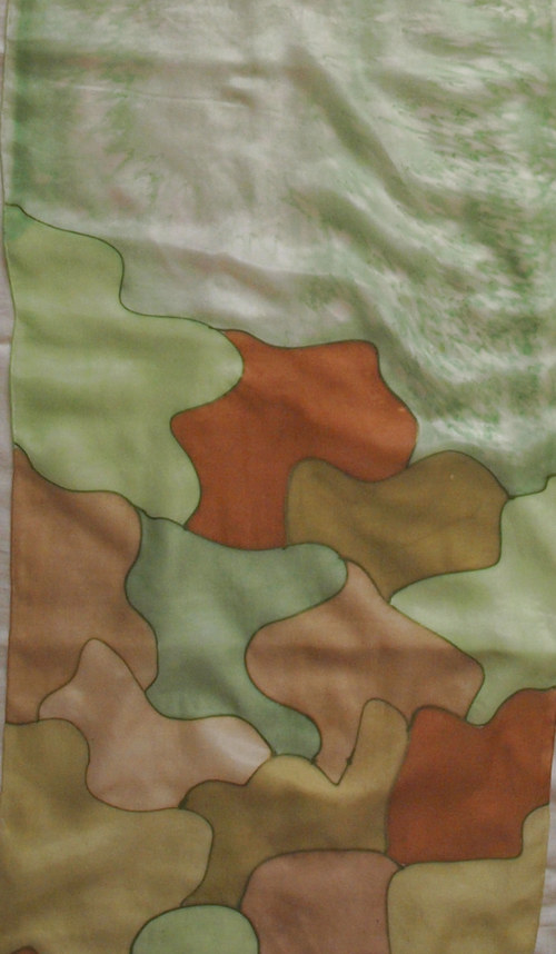 Zelený chodník šála 180 x 45 — foto 3