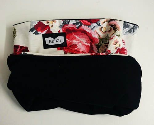 Pixelize rose/black oboustranný nákrčník — foto 2