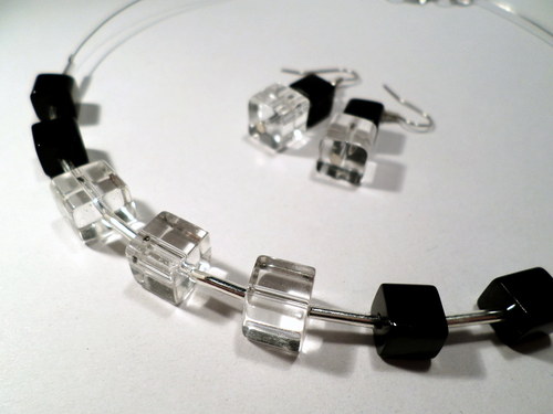 Cubic style - ledově černá sada — foto 2