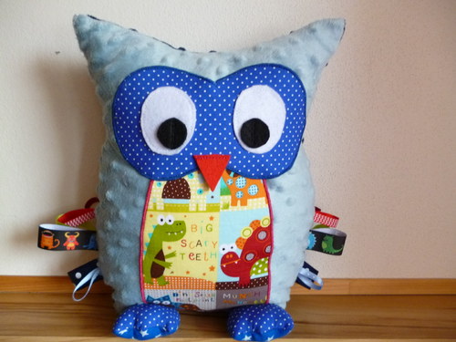 Oboustranná SOVA MINKY MAXI "Den & Noc" — foto 3