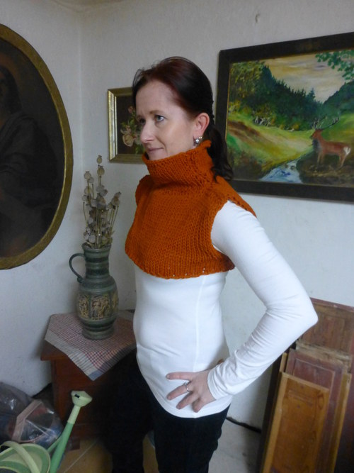 !SLEVA! Vestička - oranžová — foto 2