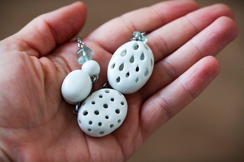 Vůně deště (porcelánový náhrdelník) — foto 2