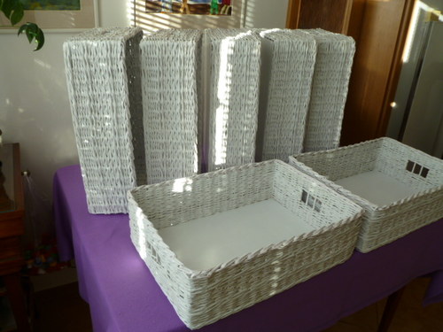 Bílé košíky - 7ks - objednávka — foto 3