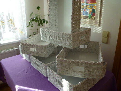 Bílé košíky - 7ks - objednávka — foto 6