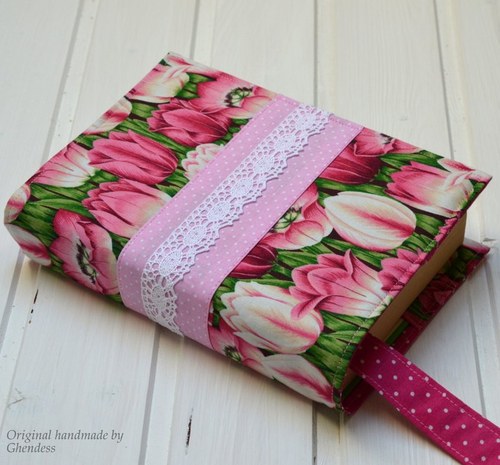 Obal na knihu - Tulipe rose II — foto 2