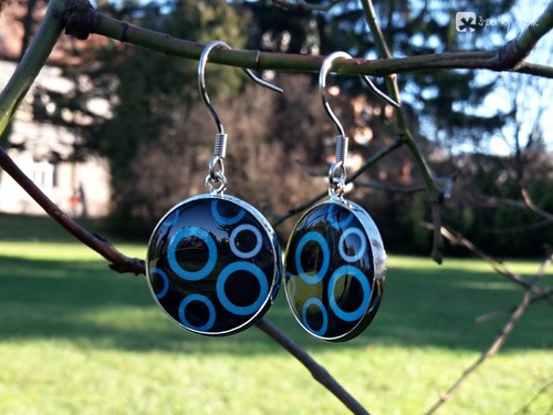 Blue bubbles - náušnice — foto 2