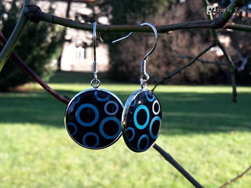 Blue bubbles - náušnice — foto 3