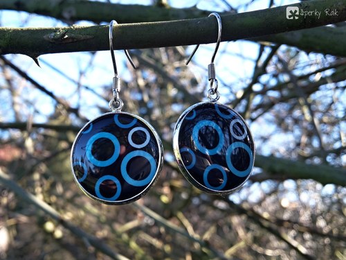 Blue bubbles - náušnice — foto 4