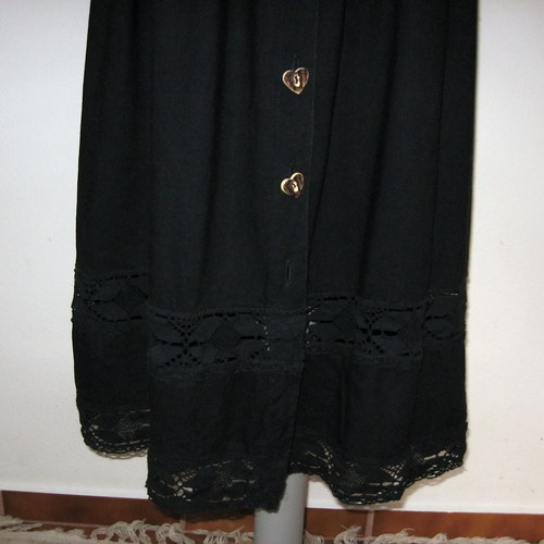 Černé starobylé šaty — foto 5
