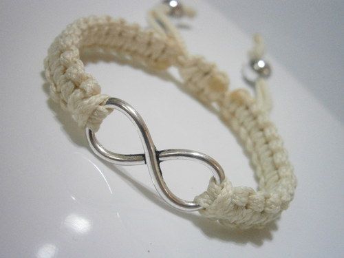 Infinity náramek (macramé) — foto 4