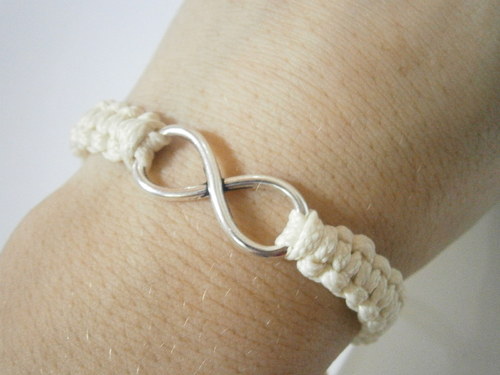Infinity náramek (macramé) — foto 6