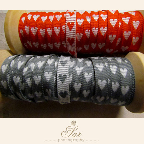 Stuha Red hearts — foto 2