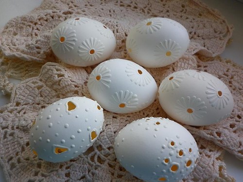 Kraslice bílá s bílou — foto 3